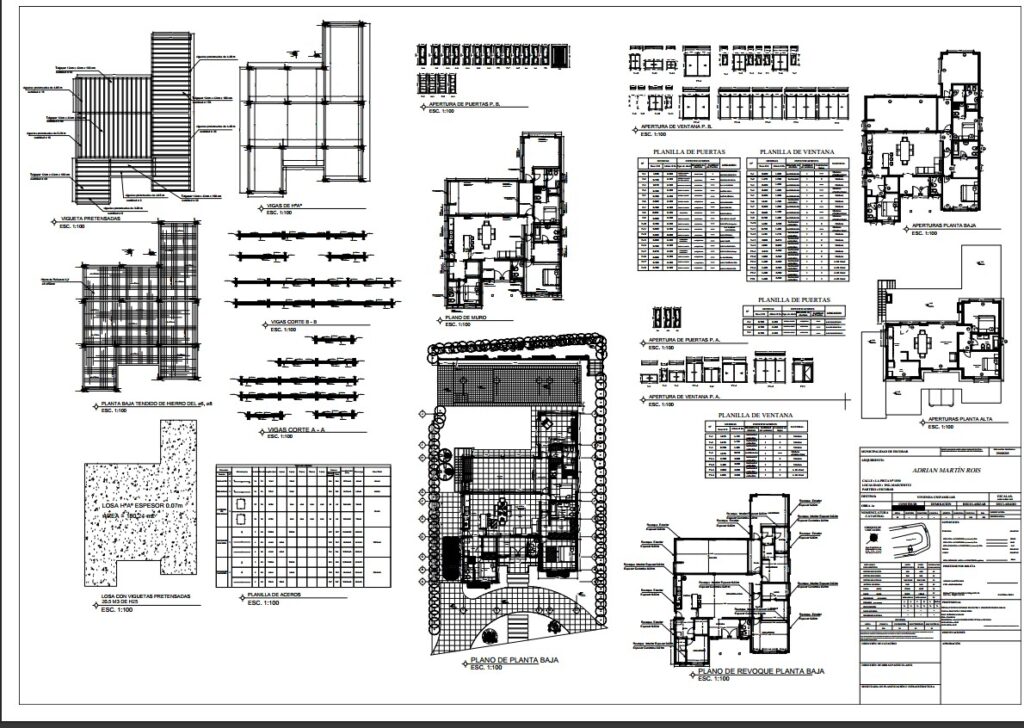 planos en planta